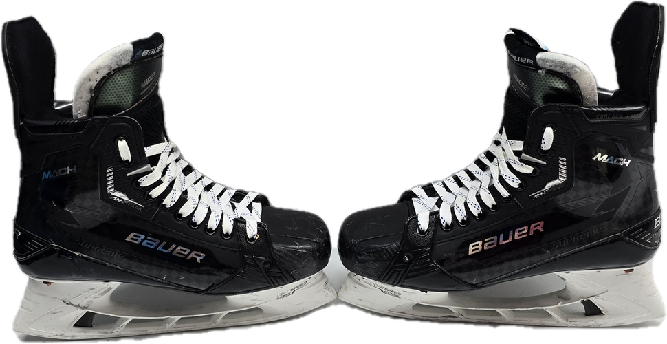 BAUER SUPREME MACH CUSTOM PRO STOCK SKATES 9 1/4 C USED NHL AHL(12516)