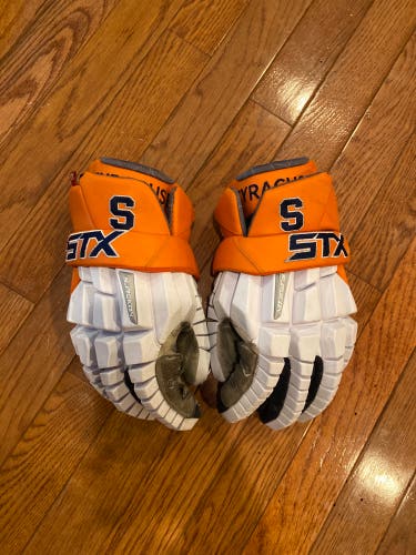 Used  STX Large Rzr Lacrosse Gloves