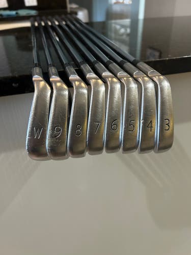 Used Men's Ping S58 Right Handed Iron Set Regular Flex 8 Pieces Steel Shaft