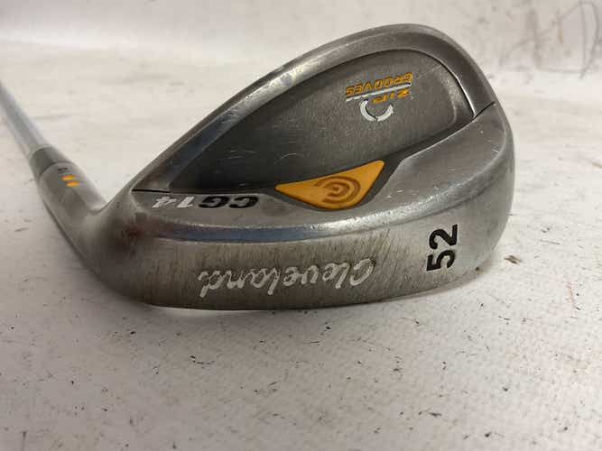 Used Cleveland Cg14 Zip Grooves 52 Degree Wedge