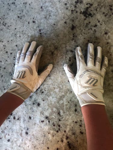 Used  Marucci Signature Batting Gloves