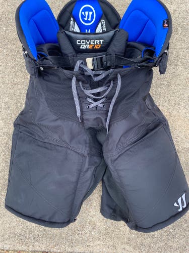 Warrior Covert QRE10 Pro Stock Hockey Large Black pants
