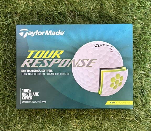 New TaylorMade Tour Response Golf Balls 12ct. FREE SHIPPING