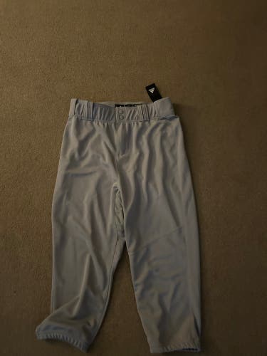 Adidas Knicker Grey Baseball Pants Adult Med