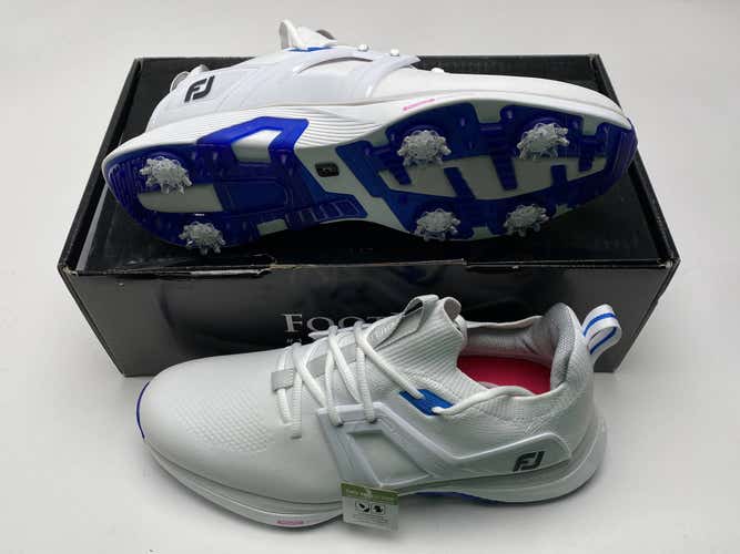 FootJoy FJ HyperFlex Golf Shoes White Blue Men's SZ 11 ( 51118 )