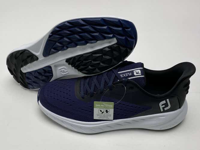 FootJoy FJ Flex XP Spikeless Golf Shoes Blue Men's SZ 9.5 ( 56278 )