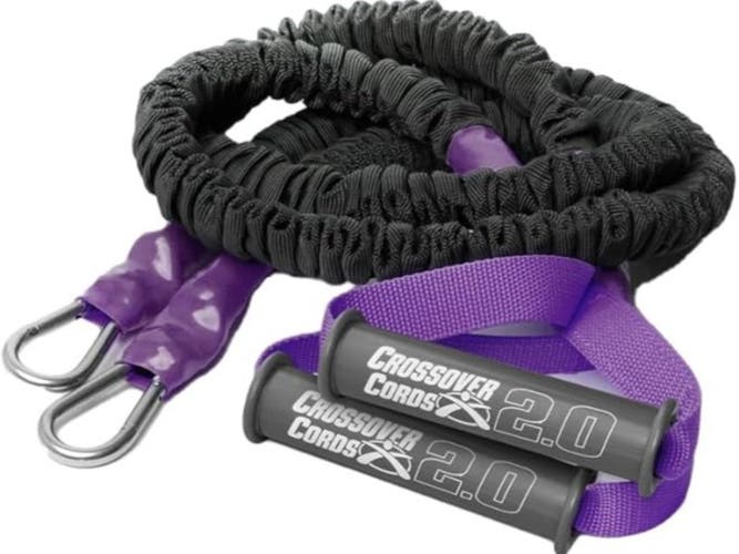 Crossover Cords 2.0 - Purple 7 lbs Resistance- Shoulder Resistance/Exercise Bands