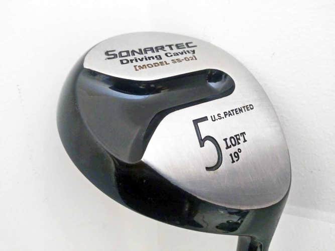 Sonartec SS-02 5 Wood 19* (Graphite Stiff) Driving Cavity Golf Club