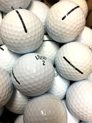 12 Vice Tour Near Mint AAAA Used Golf Balls