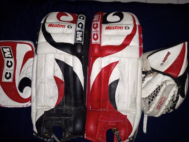 Used 32" CCM Heaton 6 Martin Brodeur Regular Goalie Full Set