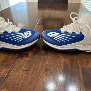 Blue Used Men's Low Top Turf Cleats 4040