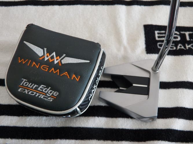 RIGHT HAND TOUR EDGE EXOTICS WINGMAN 704 GOLF PUTTER 35" WITH COVER