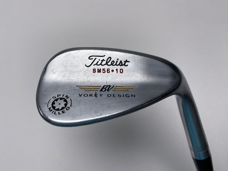 Titleist Vokey Spin Milled 56* 10 True Temper Dynamic Gold Wedge Steel Mens RH