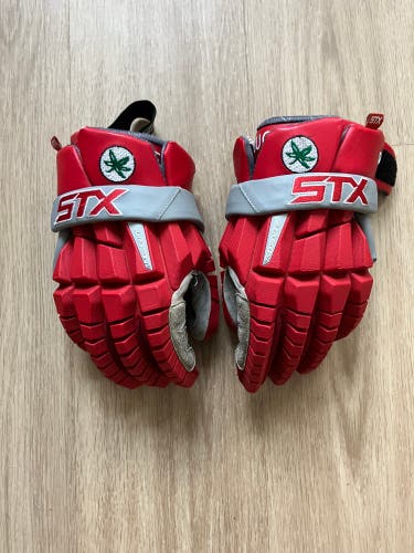 Ohio State STX RZR Lacrosse Gloves