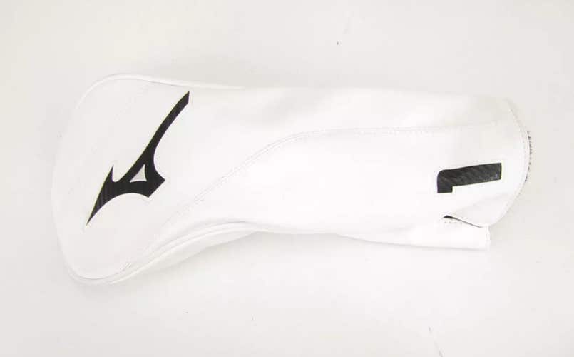 Mizuno Logo Driver Headcover (White/Black) 460cc Club Cover Golf