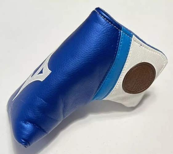 Mizuno M-Craft Blade Putter Headcover (Blue/White) Golf Club Clover