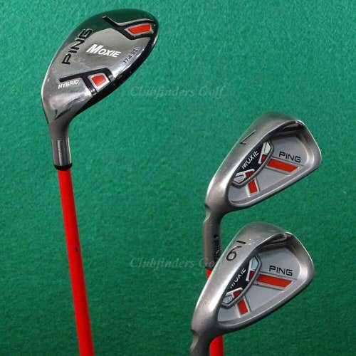 JUNIOR LH Ping Moxie G Driver, Fairway, 7, 9, & Putter 6-PIECE Club Set