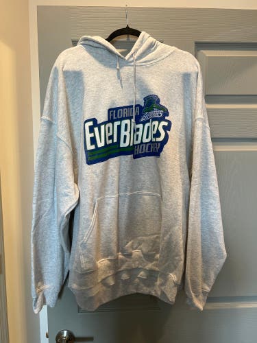 NEW Florida Everblades ECHL Gray New XXL  Sweatshirt