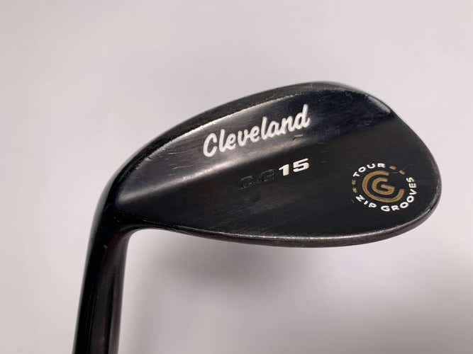 Cleveland CG15 Black Pearl Gap Wedge GW 52* 10 Bounce Traction Wedge Steel LH