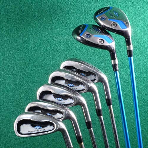 Tommy Armour Diamond Scot 1, 5 Woods, 3 & 4 Hybrids, 6-PW Golf Club Set