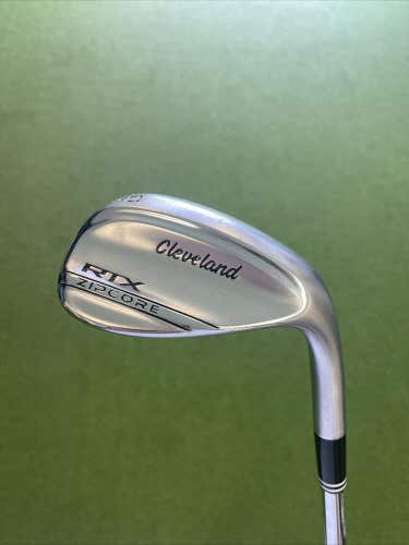 Used RH Cleveland RTX Zipcore 60.10* Lob Wedge Dynamic Gold Spinner Wedge Flex