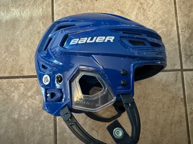 Bauer Re-Akt 150 Size Small Royal Blue Hockey Helmet