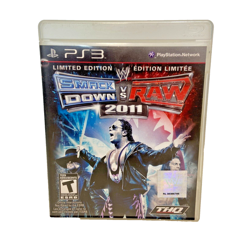 SMACK DOWN VS RAW 2011 - Limited Edition(Sony Playstation 3) - CIB - Tested
