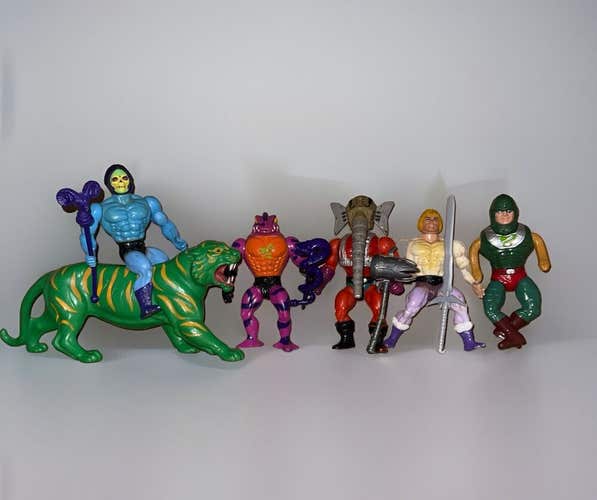 Vintage Masters Of The Universe MOTU Figures Weapons Accessories Toy Lot Bundle