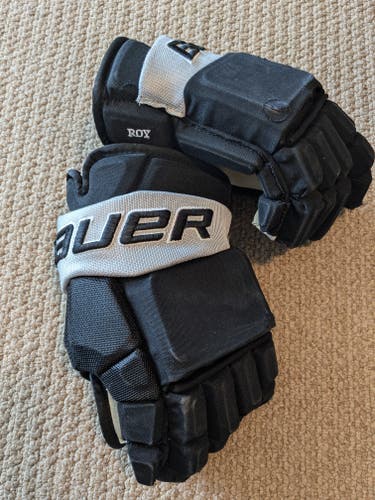 LA Kings Matt Roy Bauer Gloves 14" Pro Stock