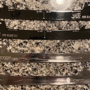 JRZ PRO BLACK DLC & STEP STEEL V-STEEL CHROME RUNNERS 263MM CCM SPEEDBLADE