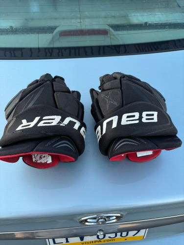 Used  Bauer 13"  Gloves