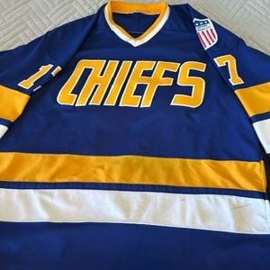 Charlestown chiefs # 17 from the movie Slapshot