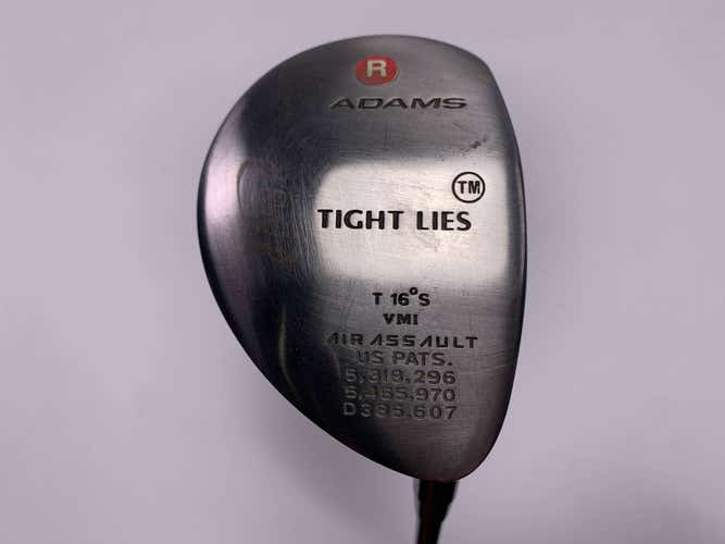 Adams Tight Lies 3 Fairway Wood 16* Regular Graphite Mens RH Oversize Grip