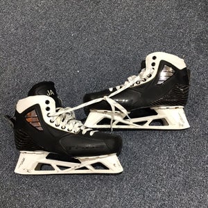 Used Senior Colorado Avalanche Annunen True Pro Stock 11 Hockey Goalie Skates