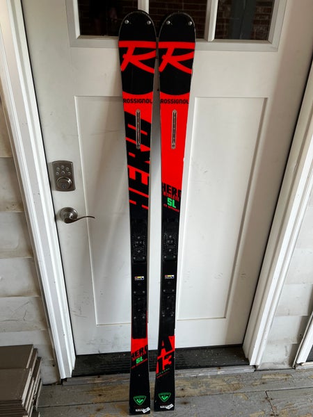 Rossignol Hero Athlete SL FIS 165cm r13 with race plate