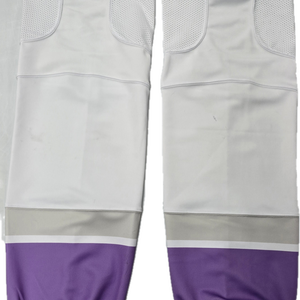 SP CUSTOM PRO HOCKEY SOCKS SPRINGIELD THUNDERBIRDS HOCKEY FIGHTS CANCER NIGHT USED 23-24(12450)