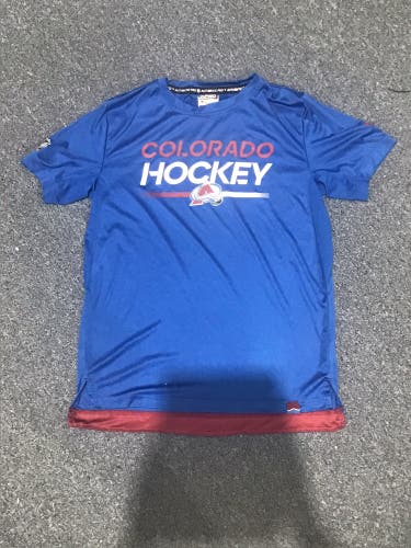 New Blue Colorado Avalanche 2024 Team Issued Used Men's Shirt