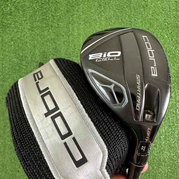 Cobra Bio Cell Silver 22°￼ 3-4 Hybrid 60g Lite Senior Flex Graphite Headcover