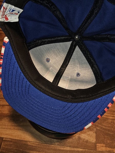 Vintage Rare Sacramento Kings NBA Sports AJD Zubaz Blue Hat Cap Vtg Snapback