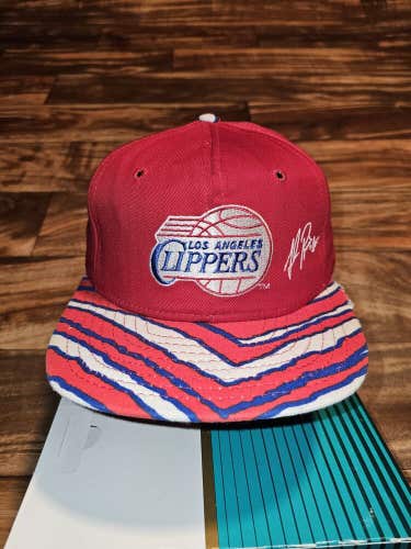 Vintage Rare Los Angeles Clippers NBA Sports Doc Rivers AJD Zubaz Hat Snapback