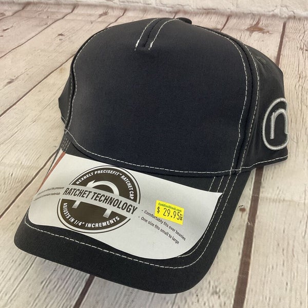 Nexbelt Precisefit Ratchet Golf Hat - OSFM Adjustable Hat - Charcoal Gray