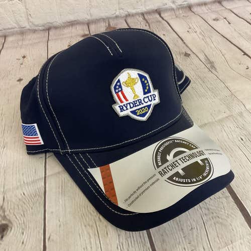 Nexbelt Precisefit Ratchet Golf Hat - Limited Edition 2020 Ryder Cup USA - Navy