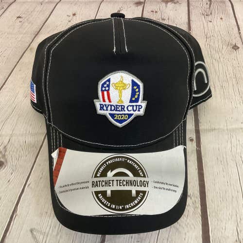 Nexbelt Precisefit Ratchet Golf Hat - Limited Edition 2020 Ryder Cup USA - Black