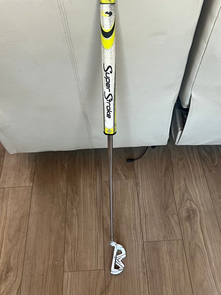 LH Itech White velvet 440 Putter W/ XL SuperStroke Grip