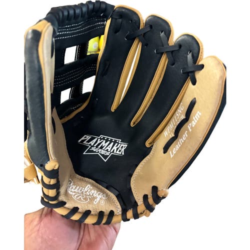 Rawlings Playmaker Series Youth Baseball Glove, Camel/Black 11.5 inch US