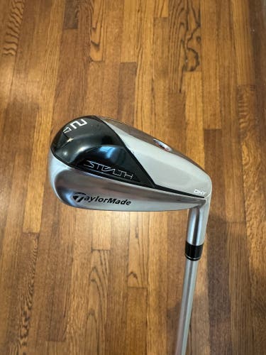 New Men's 2 Iron TaylorMade Stealth DHY Hybrid Driving Iron Right Handed Stiff Flex Graphite Shaft