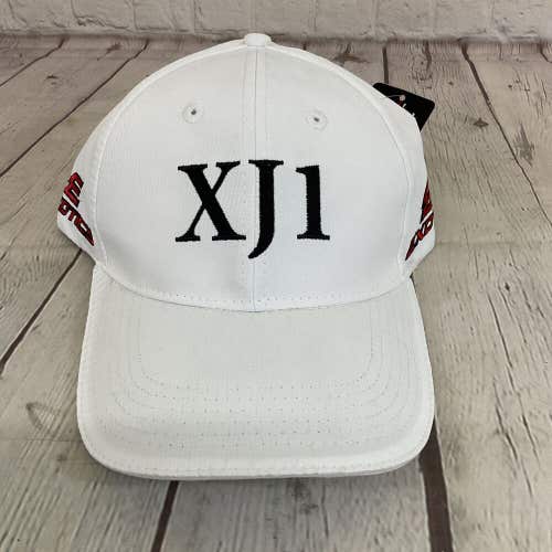 Tour Edge Exotics XJ1 Adjustable Golf Hat - White / Black / Red