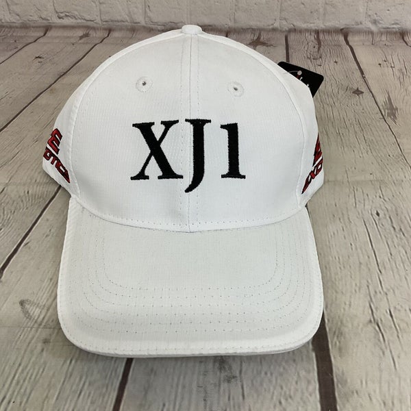 Tour Edge Exotics XJ1 Adjustable Golf Hat - White / Black / Red
