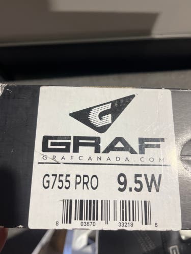 Brand New Graf 9.5 Wide G755 Pro Hockey Skates