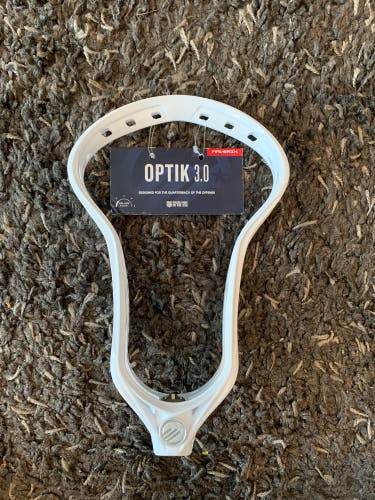 NEW Optik 3.0 Lacrosse Head White
